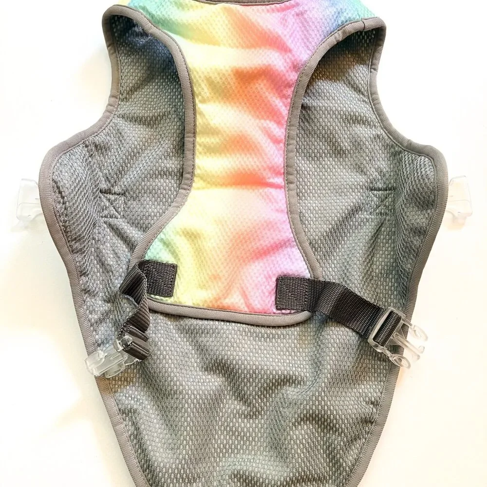 Canada Pooch 16 Dog Coat Jacket Medium Girl Colorful Pastel NWOT